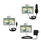 Deluxe Kit for the Garmin Nuvi 780 includes a USB cable with Car and Wall Charger - Gomadic Brand w/ TipExchange Technology