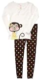 Carters Toddler 2−pc. Monkey Polka Dot Pajama Set