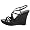 Charles by Charles David Women's Blithe Wedge Sandal,Black,9 M US
