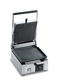 Sirman Small Commercial Panini Grill, Ribbed Top and Bottom
