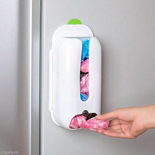 Kitchen Cabinet Door Wall Mount Grocery Bag Saver Holder Dispenser Organizer New