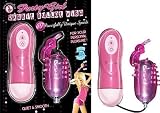 Erotic Embrace 10 Function Waterproof Party Girl Rabbit Bullet Vibrator with mini Mite Waterproof Massager - Pink