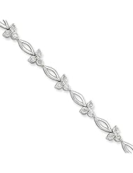 Sterling Silver Diamond Tennis Bracelet