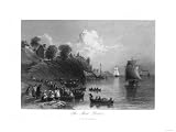 Trois-Rivieres, Quebec, Canada, View of the Town from the St. Lawrence River Giclee Poster Print, 16x12