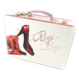 Coffre Bois "Belle Epoque" rouge ivoire
