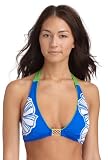 Trina Turk Womens Buckle Front Halter