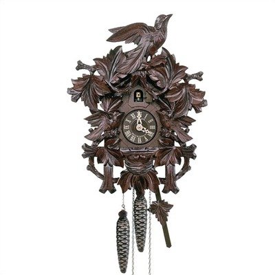 14 Traditional Walnut Finish Cuckoo Clock