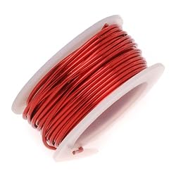 Artistic Wire 20-Gauge Red Wire, 6-Yards