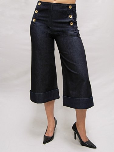 HABITUAL CADET CROP STRETCH DENIM JEANS IN EVENTIDE HABITUAL CADET CROP STRETCH DENIM JEANS IN EVENTIDE
