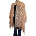Peach Neck Wrap Stoles Wool with Thread Embroidery 80 x 29 inches (esrf066)