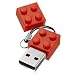 Building Block 4GB USB Flash Drive - Red