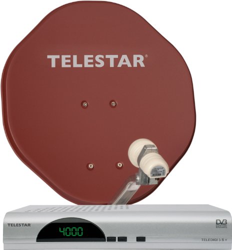 Telestar Alurapid 45 1-Teilnehmer Sat-Komplettanlage inkl. Sky Single-LNB, Teledigi 3S Sat Preisvergleich