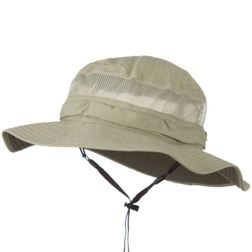 UV 50+ Side Mesh Talson Bucket Hat - Khaki