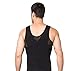Gynecomastia Compression Shirt to Hide Man Boobs Moobs (Black, Medium)