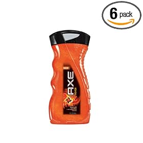Axe Fever Shower Gel, Brazilian Hot Mud + Red Dragon Fruit Extract, 12-Ounce Bottle (Pack of 6)