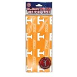 Tennessee Volunteers NCAA Flat Gift Wrap (20x30 Sheets)