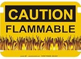 10 x 14 Photo Realistic Caution Signs- Flammable