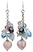 Kit Heath Sterling Silver 50CEBLA Ladies Cluster Rose Quartz, Blue Lace Agate, Blue & Pink Crystal, Fresh Water Pearl