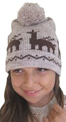 Handmade Alpaca Hat - Winter Oatmeal (Kids) [Apparel]