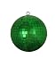 Xmas Green Mirrored Glass Disco Ball Christmas Ornament 6" (150mm)