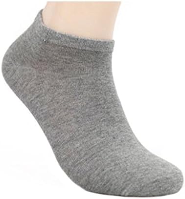 Men's Walking Ankle Crew Sock 8 Pack Socks Light gray