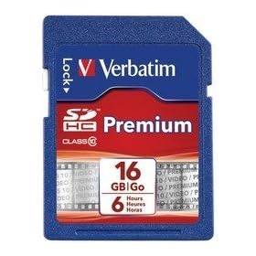 VERBATIM 96808 CLASS 10 SDHC(TM) CARD (16GB) (96808) -