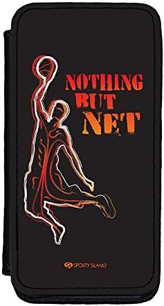 Sporty - Nothing But Net #20079 Premium Faux PU Leather Case, Protective Hard Cover Flip Case for iPhone 5C by Sporty Slang