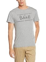 Belstaff Camiseta Manga Corta Halstow (Gris Jaspeado)