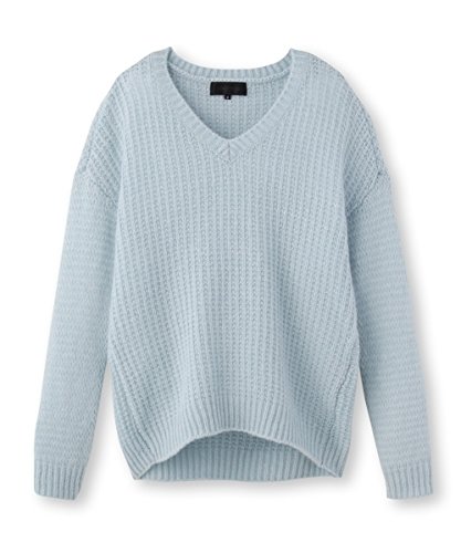 (アンタイトル) UNTITLED [L]モヘヤ混Vネックドロップショルダーニット 15317008