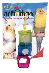 JW Pet Company Insight Ice Cubes Small Bird Toy Assorted Colors