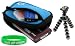 Neoprene Sleeve (Smurf Blue) Case and Premium Tripod for JVC PICSIO GC-FM1BUS HD Camcorder Black Ice