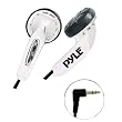 Pyle PEBH25WT Ultra Slim In-Ear Earbud Stereo Headphones for iPod/MP3/Any Media Player (Super Bass, White)