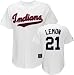 Bob Lemon Majestic Cooperstown Throwback Cleveland Indians Jersey