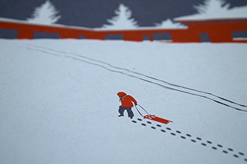 First Snow Screen Print
