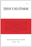 Produkt-Bild: Sinn und Form 4/2011: Beitr&auml;ge zur Literatur