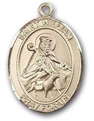 12K Gold-Filled St. William of Rochester Medal