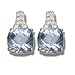 .03ct 8mm Aquamarine Antique Filigree Earring