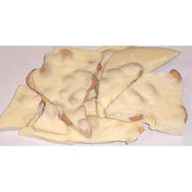 Scott's Cakes White Chocolate Cashew Bark in a Decorative Box