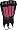 Black/Fresh Pink