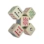 6 Sided poker dice.  Play a game of draw poker with these special dice