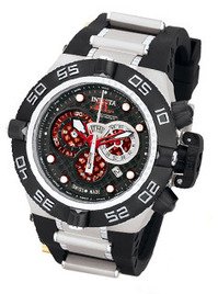 Invicta Men's 6569 Subaqua Noma IV Chronograph Black Rubber Watch