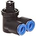 SMC KB Series Polybutylene Terephthalate Piping Module Manifold, Branch Elbow, 8mm Tube OD, 2 Body Size