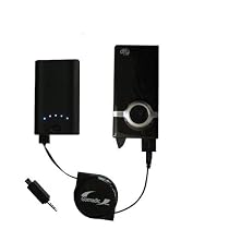 High Capacity Rechargeable Pocket Charger for the Pure Digital Flip Video Mino with TipExchange Technology
