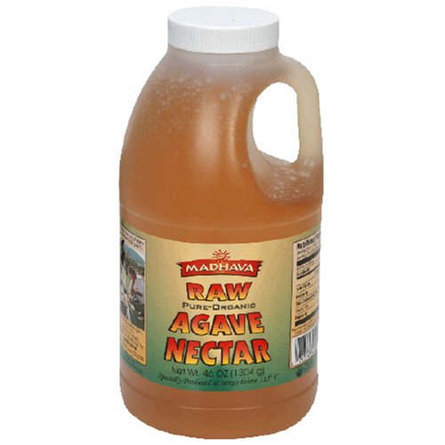 Madhava Pure Organic Raw Agave Nectar, 46-Ounce Bottle (Pack of 2) by Madhava