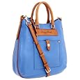 Dooney & Bourke Dillen Leather Tear Drop Hobo Sky Blue
