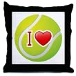 Throw Pillow I Love Tennis
