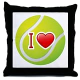 Throw Pillow I Love Tennis