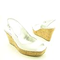 Marc Fisher Osteria 4 White sandals