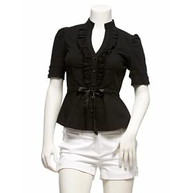 Buy 2b Ruffled Satin Tie Blouse
