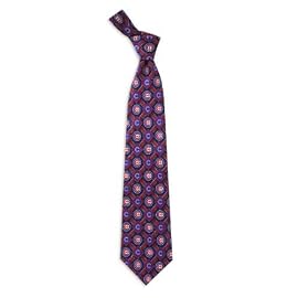 Chicago Cubs Silk Pattern Tie